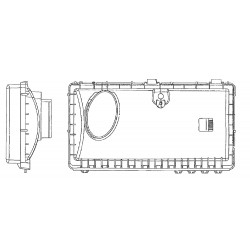 W0013391  -  Air Cleaner Housing Asm (With Cover & Element)