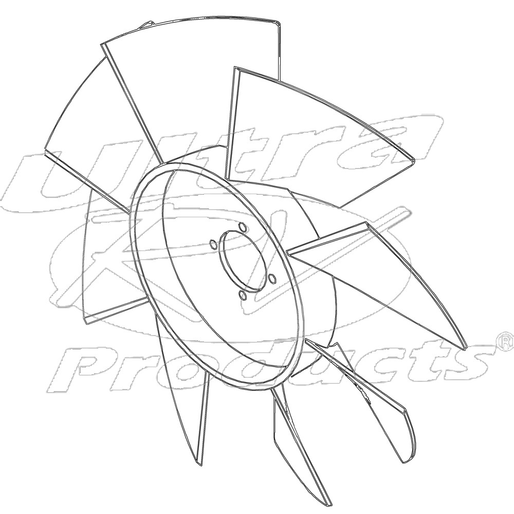 W8002568 Fan Blade 20 Plastic Fan Only Workhorse Parts