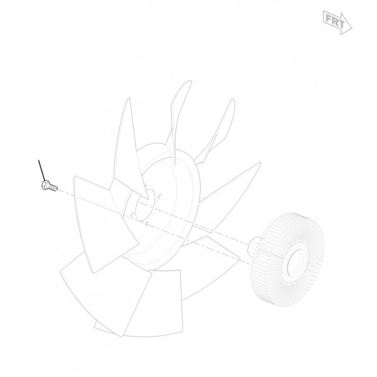 W8002569 - Bolt - Hex Head 5/16-18 (Fan Blade to Fan Clutch) W8002569 - Bolt - Hex Head 5/16-18 (Fan Blade to Fan Clutch)