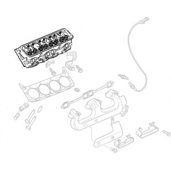 12528913  -  Cylinder Head with Seats & Studs (L31)