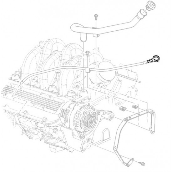 12557090  -  Indicator Asm - Engine Oil Level (Dipstick) 