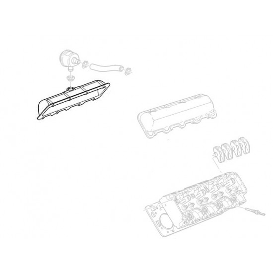 12564564  -  Valve Cover Asm, LH (L57 - 6.5L Diesel)