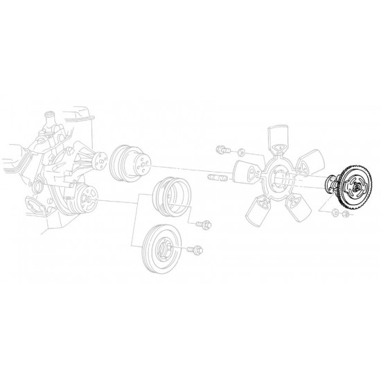 15735393  -  Clutch Asm - Fan Blade (5.7L) 15735393  -  Clutch Asm - Fan Blade (5.7L)