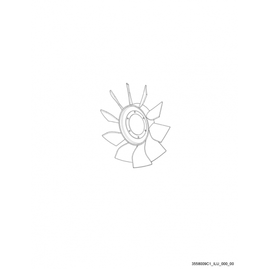 3558009c1  -  Fan - Engine Cooling 