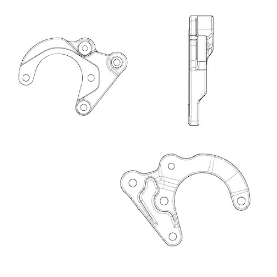 W0007563  -  Bracket - Adaptor  Power  Steering Pump