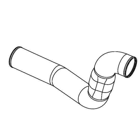 W0012200  -  Pipe - Outlet Air Cleaner