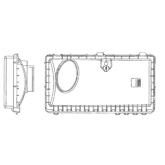 W0013391  -  Air Cleaner Housing Asm (With Cover & Element)