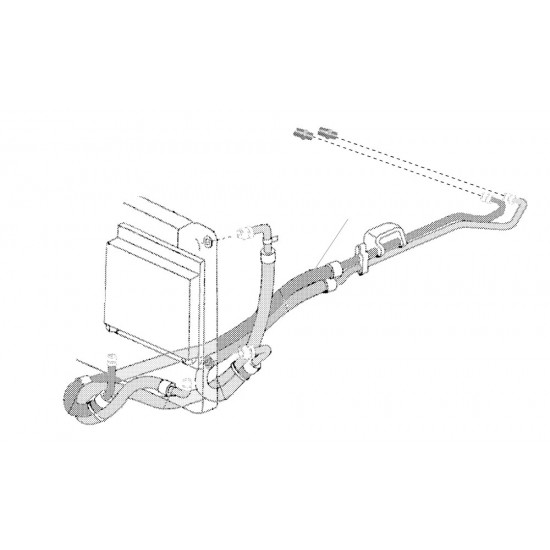 W8000322  -  Hose Kit - Engine Oil Cooler Inlet & Outlet (1994-1997 L57 w/ Aux Cooler)