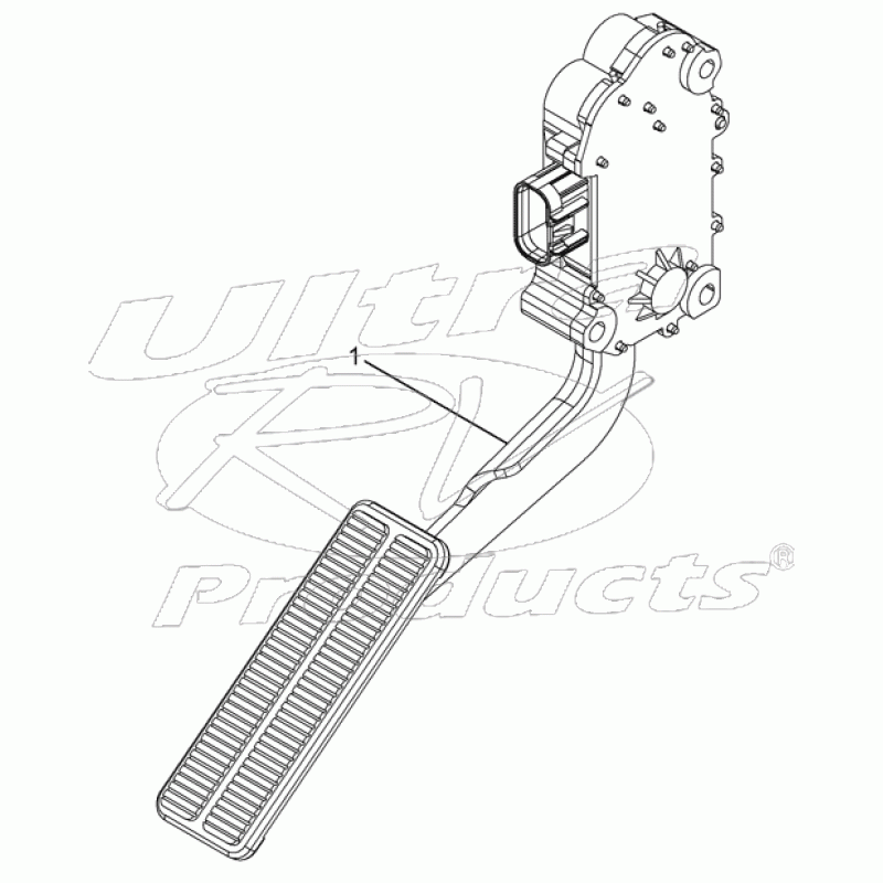 W0003519 - Workhorse Throttle Pedal Assembly - Workhorse Parts W0003519 - Workhorse Throttle Pedal Assembly - Workhorse Parts