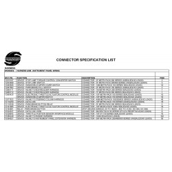 W0006454  -  Harness Asm - Instrument Panel Wiring