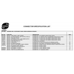 W0010804  -  Harness Asm - Instrument Panel Wiring Extension