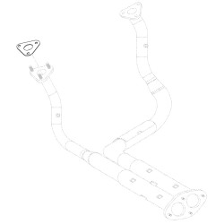 12555806  -  Gasket - Exhaust Manifold Pipe to Downpipe, LH (4.8L & 6.0L)