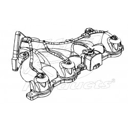 12603737-WCC - Manifold Asm - Exhaust, LH  4.8L/6.0L (LQ4 6.0L, All 4.8L)