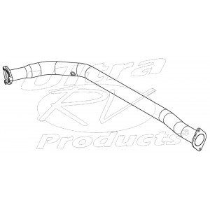 W0003522  -  Exhaust Manifold Downpipe LH 