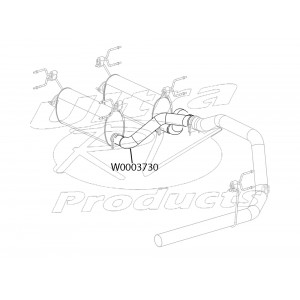 W0003730  -  Pipe Asm - Exhaust, Crossover