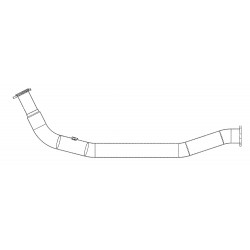 W0007577  -  Downpipe Asm - Exhaust, RH