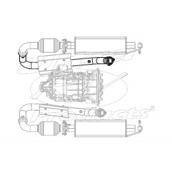 W0008128  -  Downpipe Asm - Exhaust Manifold Rh