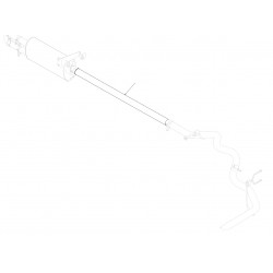 W0012770  -  Pipe Asm - Intermediate Exhaust