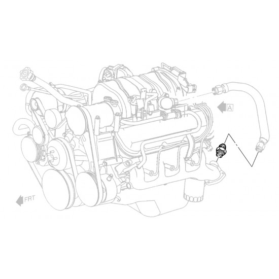 12552889  -  EGR Pipe Fitting (To Exhaust Manifold)