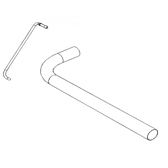 W0000214  -  Pipe Asm - Exhaust Tail, RH