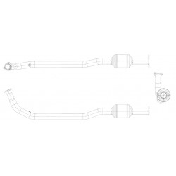 W0005099  -  Converter Asm - Catalytic (With Exhaust Manifold Down Pipe) Left Hand Side