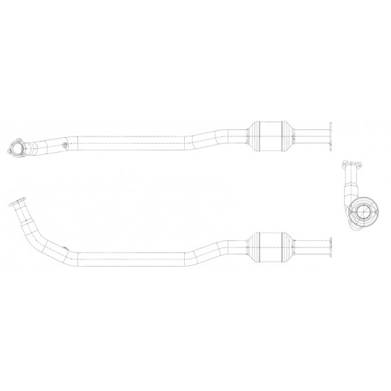 W0005099  -  Converter Asm - Catalytic (With Exhaust Manifold Down Pipe) Left Hand Side W0005099  -  Converter Asm - Catalytic (With Exhaust Manifold Down Pipe) Left Hand Side