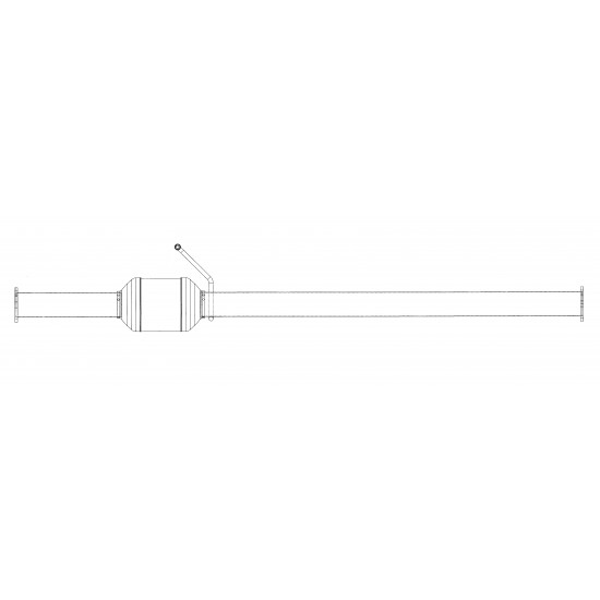 W0006644 - Converter Asm - Catalytic - 208" Wheelbase (1 Per Side on W20/22/62) (RH only on W24) (69" Length) W0006644 - Converter Asm - Catalytic - 208" Wheelbase (1 Per Side on W20/22/62) (RH only on W24) (69" Length)