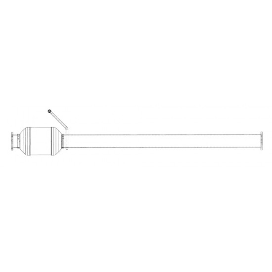W0006649  -  Converter Asm - Catalytic, LH (58" Length)
