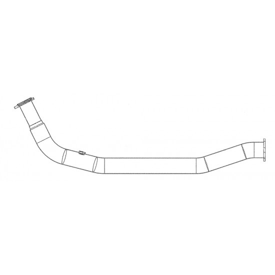 W0007577  -  Downpipe Asm - Exhaust, RH