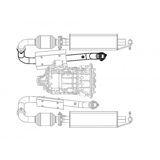 W0008128 - Downpipe Asm - Exhaust Manifold Rh W0008128 - Downpipe Asm - Exhaust Manifold Rh