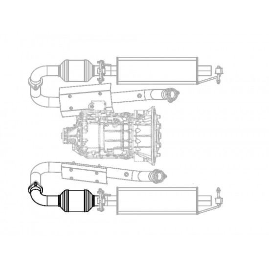 W0008129 - Converter Asm - Catalytic, Lh W0008129 - Converter Asm - Catalytic, Lh