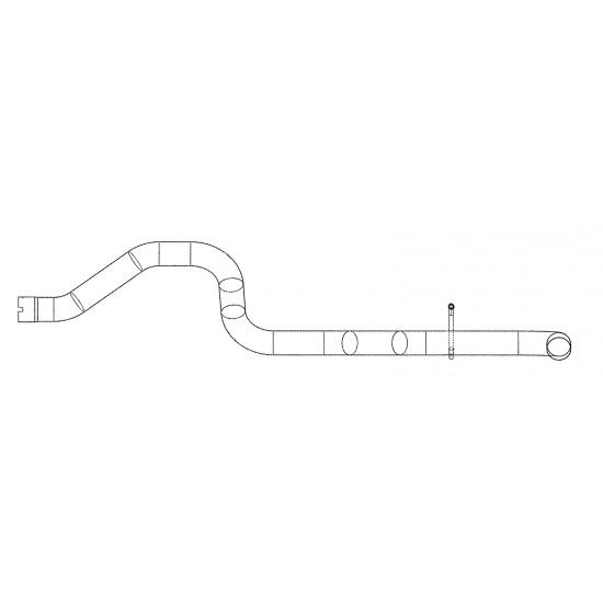 W0011931 - Pipe Asm Exhaust Tail W0011931 - Pipe Asm Exhaust Tail