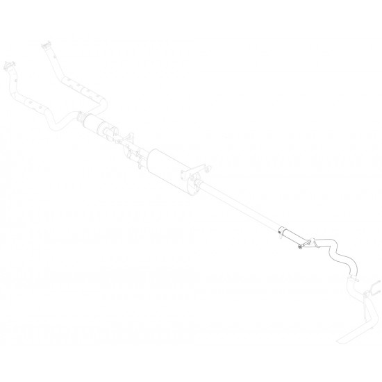 W0012776 - Pipe Asm - Exhaust Tail W0012776 - Pipe Asm - Exhaust Tail