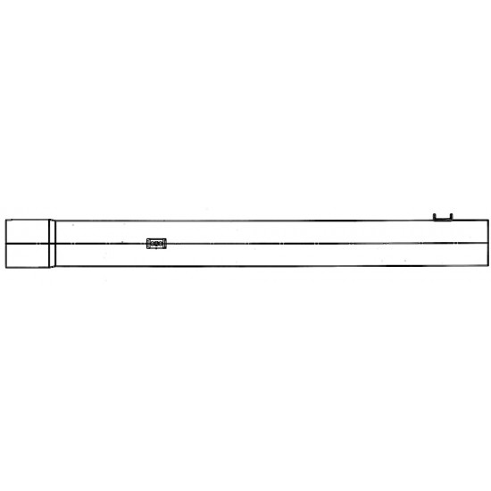 W0013545  -  Pipe Asm - Inter Exhaust  (length 24.96\') W0013545  -  Pipe Asm - Inter Exhaust  (length 24.96\')