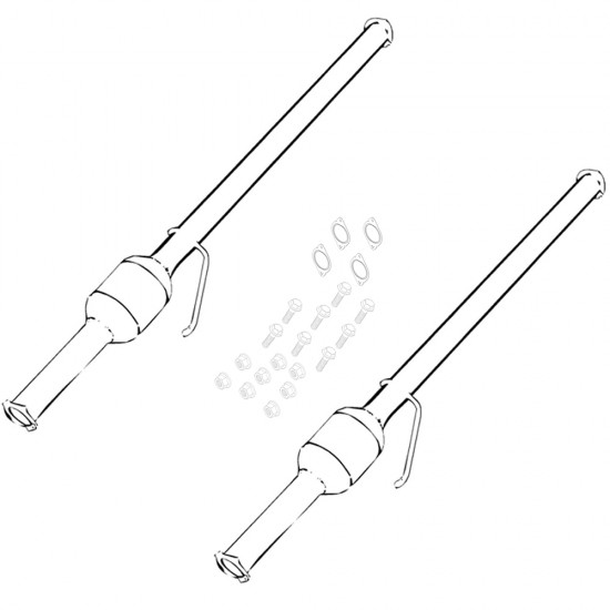 W8001469  -  Catalytic Converter Kit (Both Sides) W8001469  -  Catalytic Converter Kit (Both Sides)