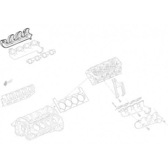 12576124 - Exhaust Manifold Heat Shield, RH 12576124 - Exhaust Manifold Heat Shield, RH