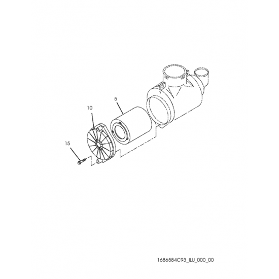 1686584c93  -  Air Cleaner Asm 