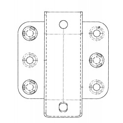 15597851  -  Bracket Asm - Front Bumper Impact Bar, LH