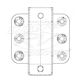 15597851  -  Bracket Asm - Front Bumper Impact Bar, LH