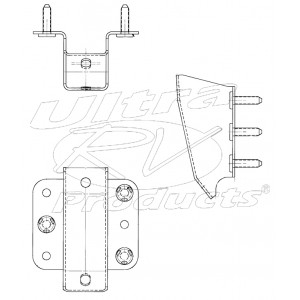 15597852  -  Bracket Asm - Front Bumper Impact Bar, RH