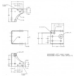 W0000065  -  Brace-corner- Frt C/mbr  