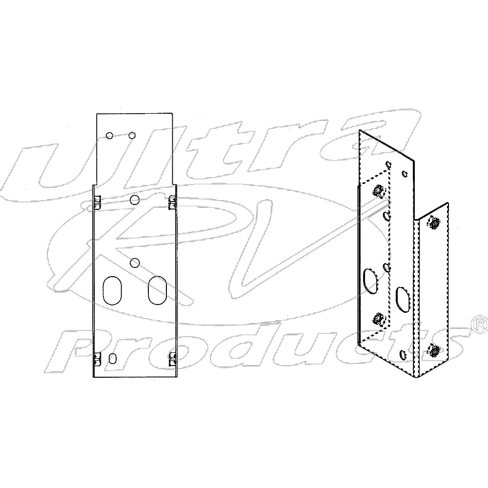 W0000135  -  Bracket Asm - Radiator Upright Support, Inner