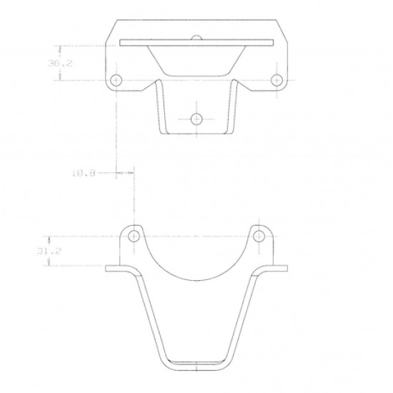 W0000168 - Bracket-stabilizer Bar W0000168 - Bracket-stabilizer Bar