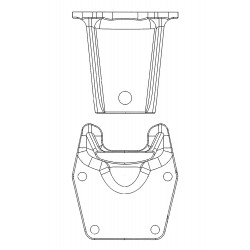 W0009762  -  Bracket - Auxillary Spring Front