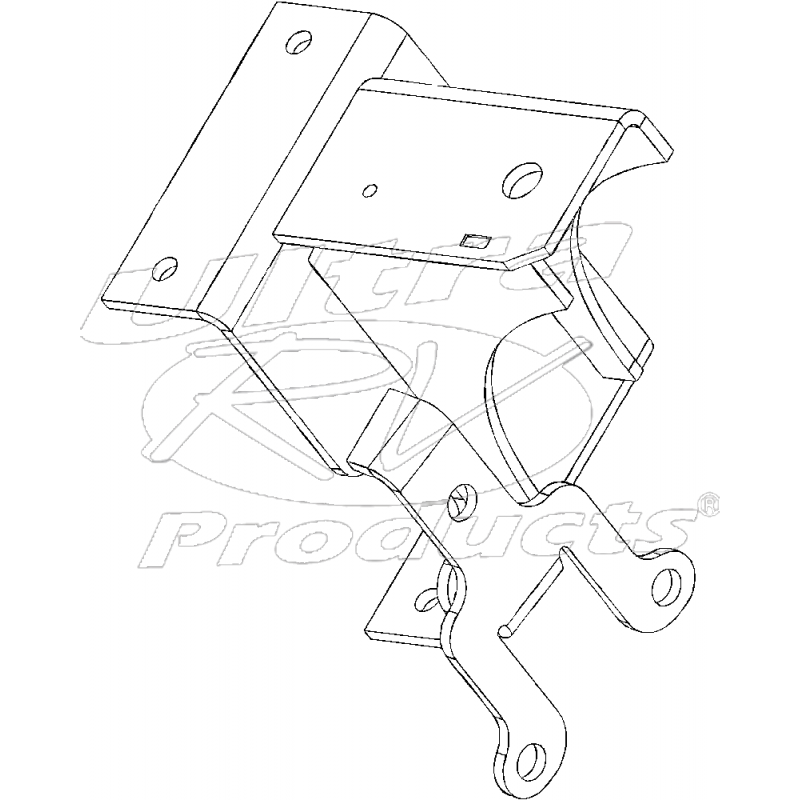 W0010655 - Bracket-engine Mounting To Rail- Lh - Workhorse Parts