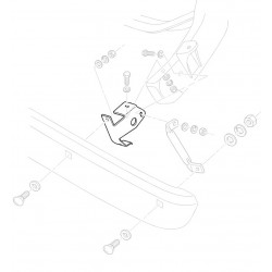 15687284  -  Bracket - Front Bumper, RH