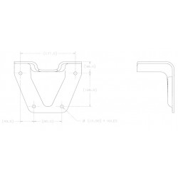 W0000178  -  Bracket-rr Axle Bpr 