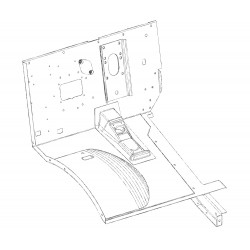 W0009468  -  Panel Asm - Dash & Toe (Black Powder Coat)