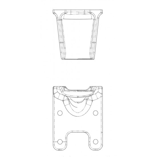 W0009761  -  Bracket - Auxillary Spring Rear W0009761  -  Bracket - Auxillary Spring Rear