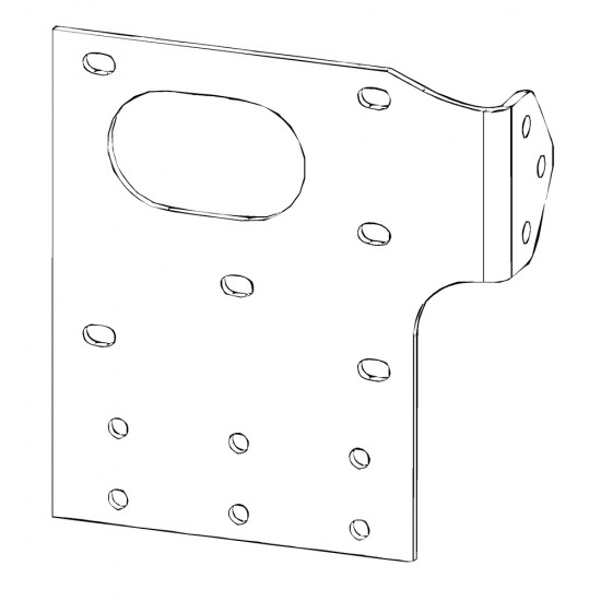 W0009773 - Bracket - Rear Crossmember Right Hand W0009773 - Bracket - Rear Crossmember Right Hand
